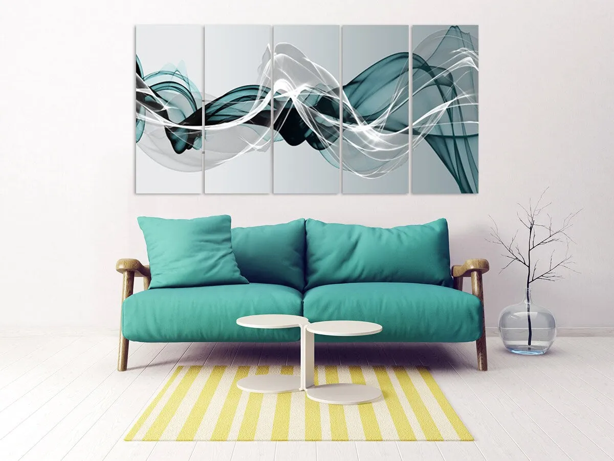 Abstract wall art Modern abstract art Multi panel canvas room wall decor Abstract painting Extra large wall art