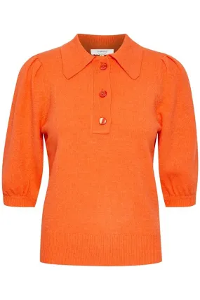 B Young Nonina SS Jumper 20811907 Orange