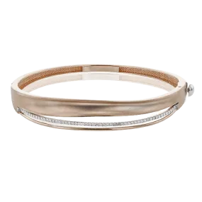 Bangle in 18k Gold with Diamonds