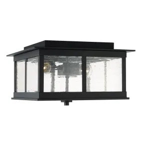 Barrett Coastal Outdoor Flush Mount - Black