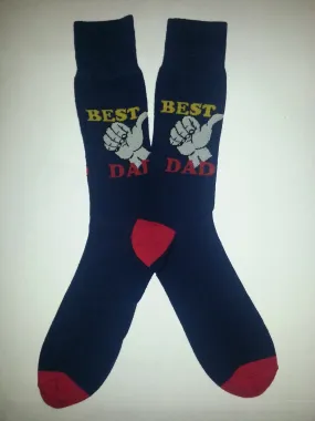 Best Dad Crew Socks