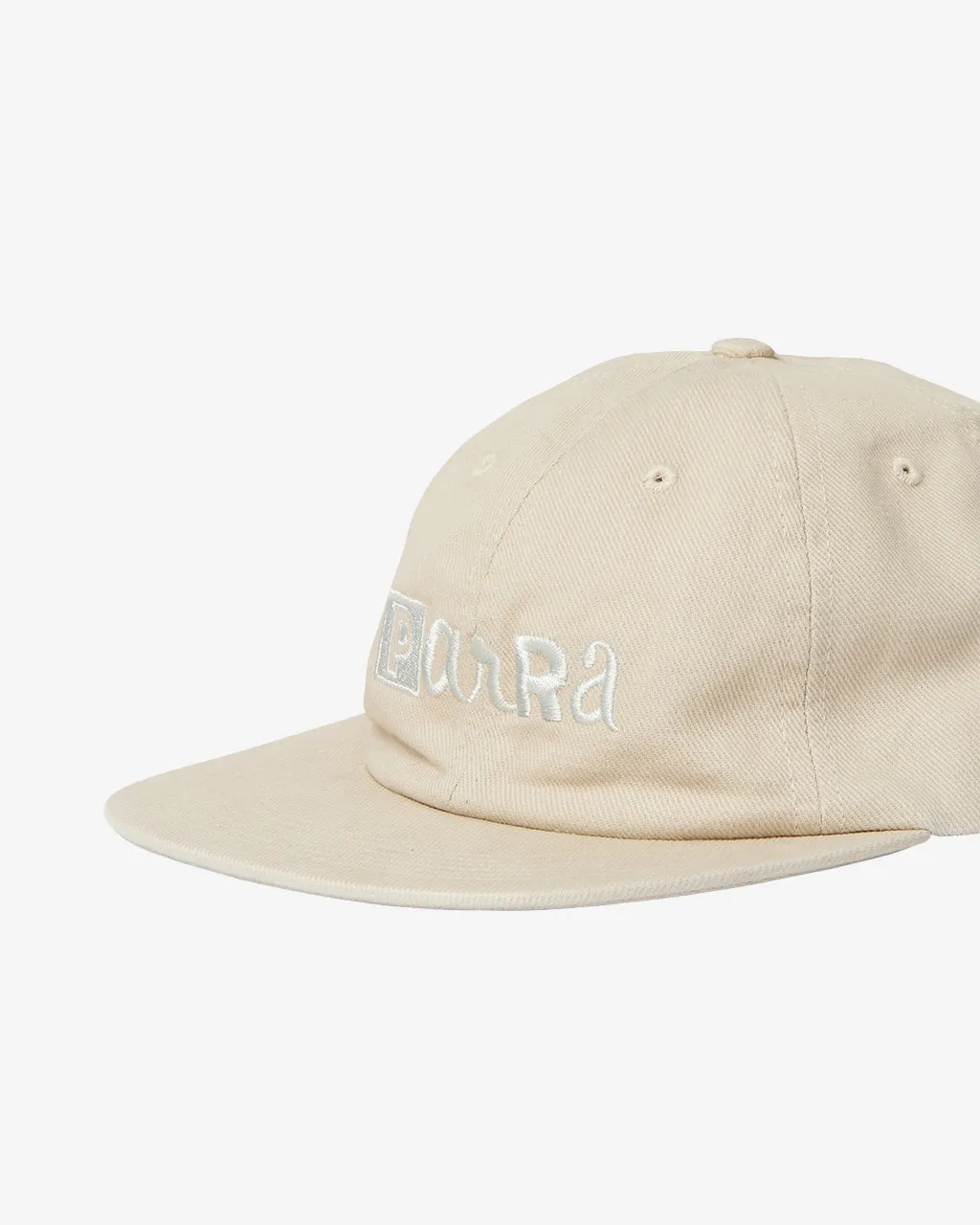 Blocked Logo 6 Panel Cap Off White