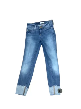 Blue Denim Capris Loft, Size 0