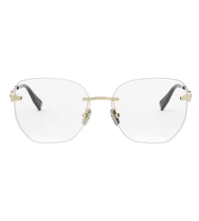 Bvlgari Women Gold Geometric Sunglasses