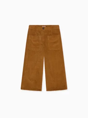 Caramel Alma Girl Trousers