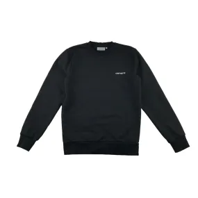 Carhartt sweater adult size XS black plain chest logo unisex