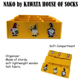 Eagrai Compartment Organizer - Yellow Santa