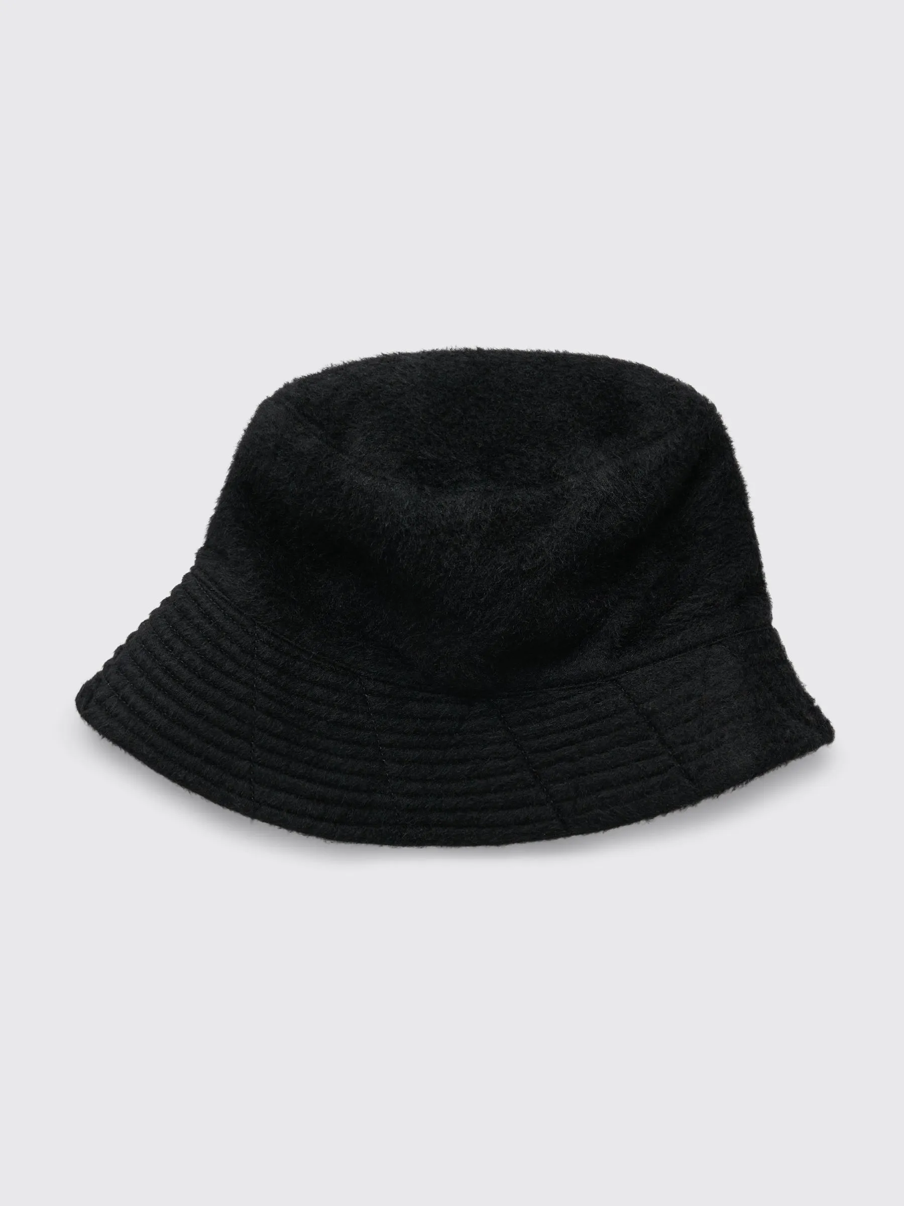 Engineered Garments Shaggy Wool Bucket Hat Black