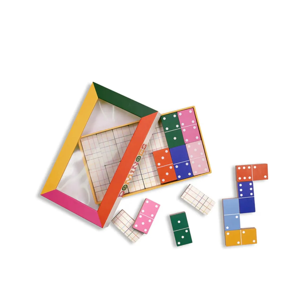 Game Night! Colorblock Dominoes