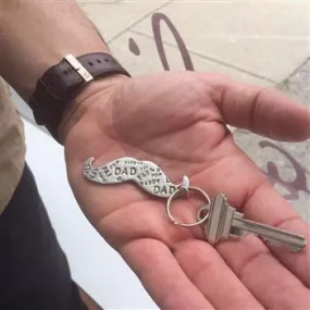 Hipster Dad Key Chain