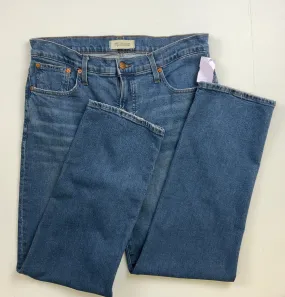 Jeans Straight By Madewell In Blue Denim, Size: 10