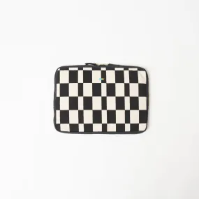 Laptop Sleeve - Large - Black Checker