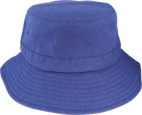 Linen Blend Bucket Hat - Navy