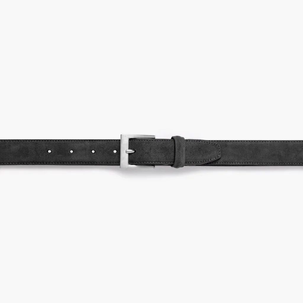 Men's Classic Leather Belt | Shadow Grey