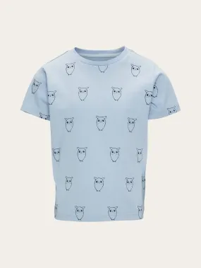 Owl AOP t-shirt - Asley Blue