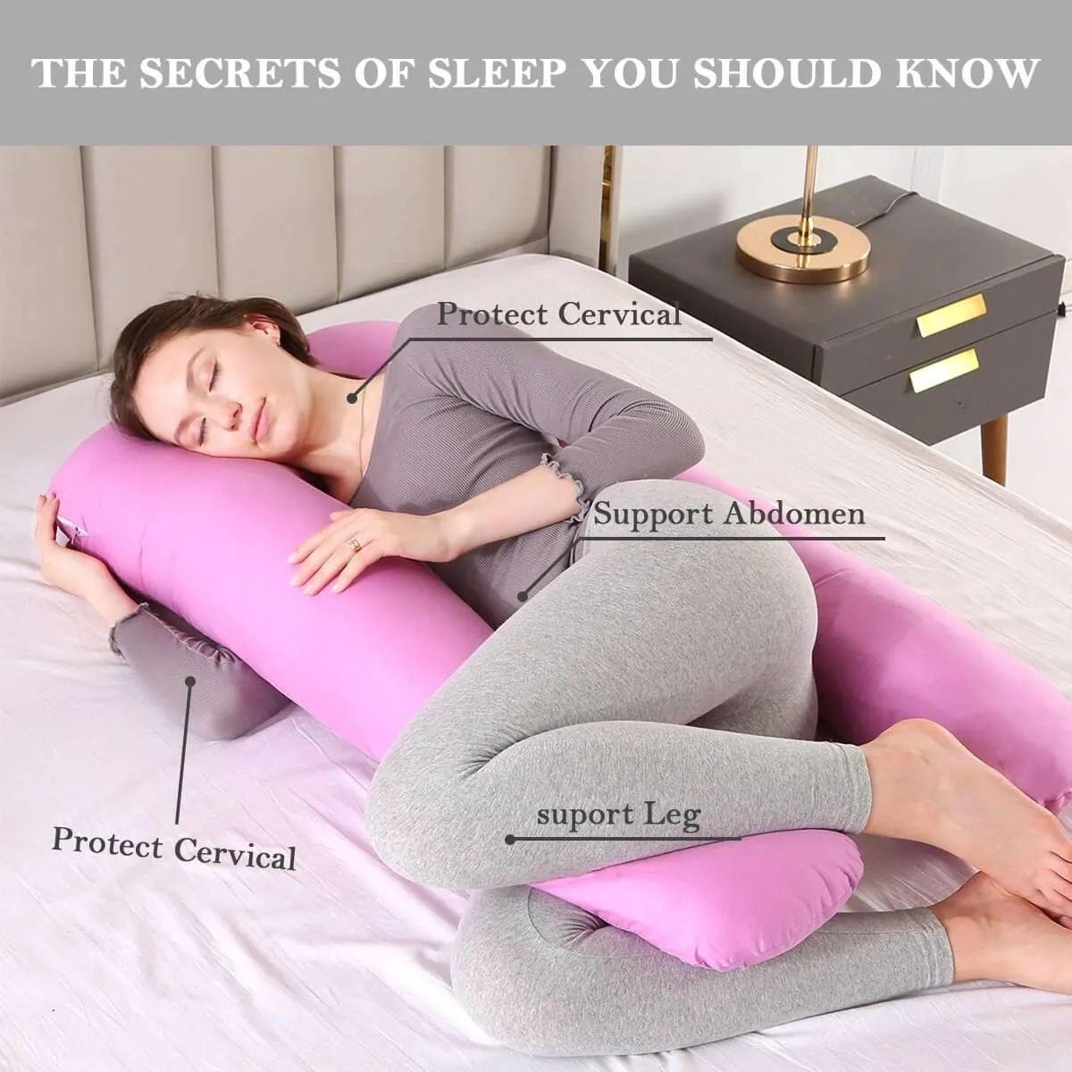 Unique U Shape Pregnancy Pillow