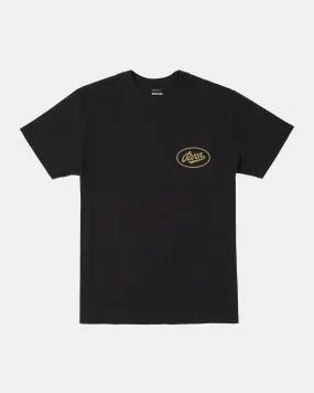 Work Script Slub Tee - Black