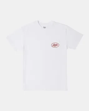 Work Script Slub Tee - White